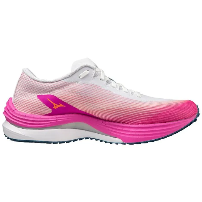 Mizuno WAVE REBELLION FLASH Whitesilver807 C Women Running Mizuno WAVE REBELLION FLASH Whitesilver807 C Women Running