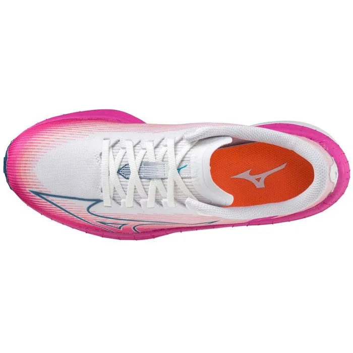 Mizuno WAVE REBELLION FLASH Whitesilver807 C Women Running Mizuno WAVE REBELLION FLASH Whitesilver807 C Women Running