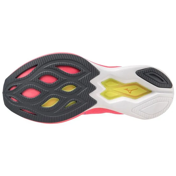 Mizuno WAVE REBELLION SONIC Hvispinkppunchoblue Women Running Mizuno WAVE REBELLION SONIC Hvispinkppunchoblue Women Running