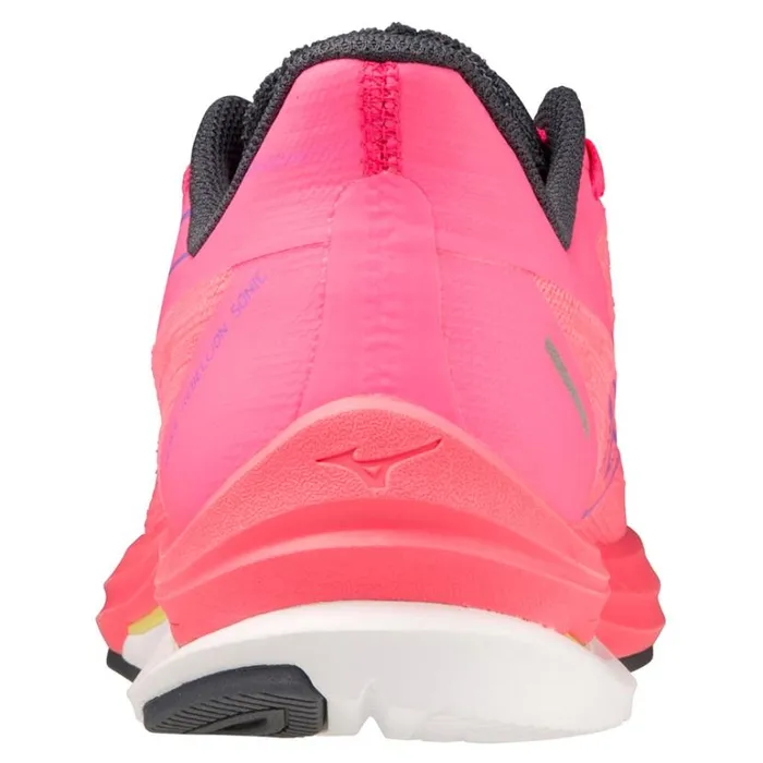 Mizuno WAVE REBELLION SONIC Hvispinkppunchoblue Women Running Mizuno WAVE REBELLION SONIC Hvispinkppunchoblue Women Running