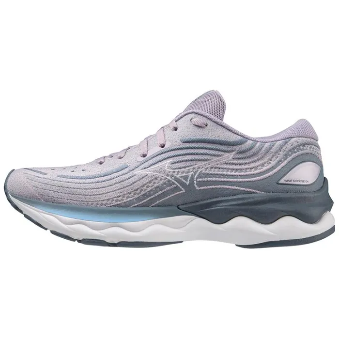 Mizuno WAVE SKYRISE 4 Wisteriawhitechina Blue Women Running