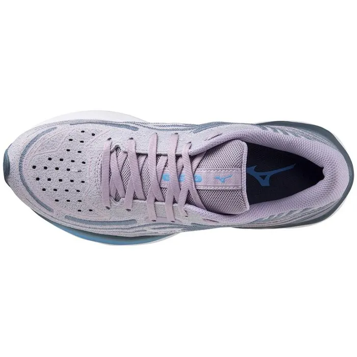 Mizuno WAVE SKYRISE 4 Wisteriawhitechina Blue Women Running Mizuno WAVE SKYRISE 4 Wisteriawhitechina Blue Women Running