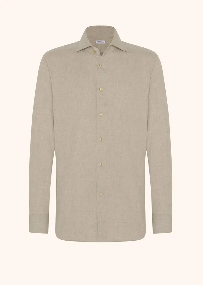 MONOCHROME FLANNEL SHIRT Men Kiton Shirts