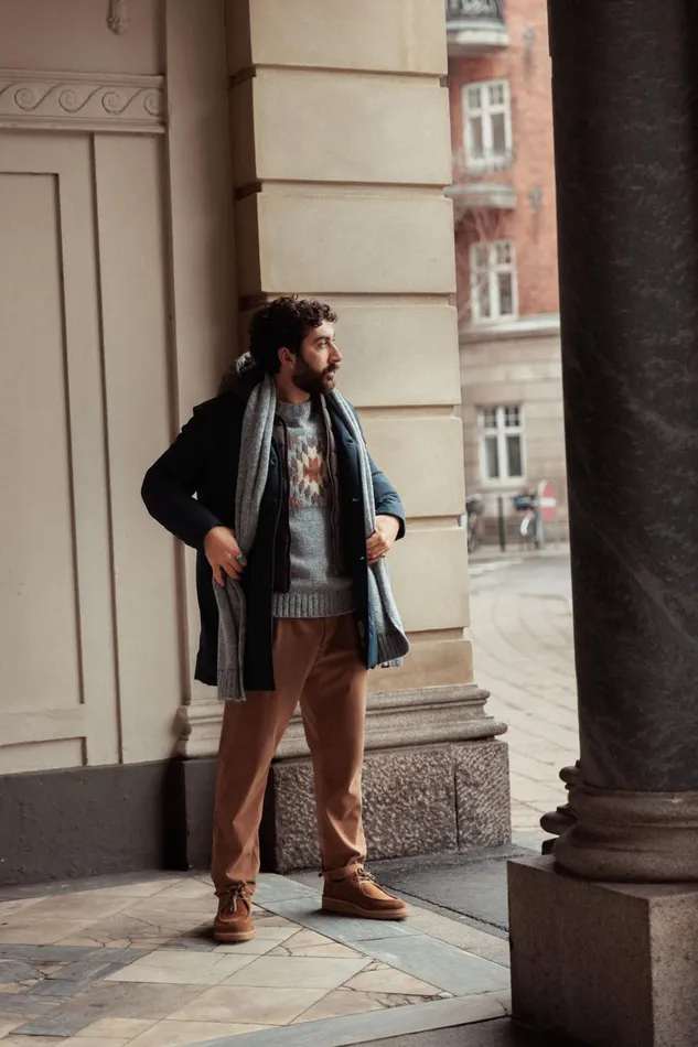 MOS MOSH Accessories Men MMGGiorgio Autumn Knit Scarf