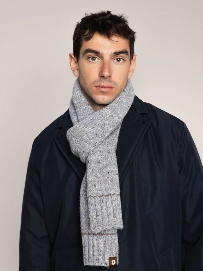 MOS MOSH Accessories Men MMGGiorgio Autumn Knit Scarf MOS MOSH Accessories Men MMGGiorgio Autumn Knit Scarf