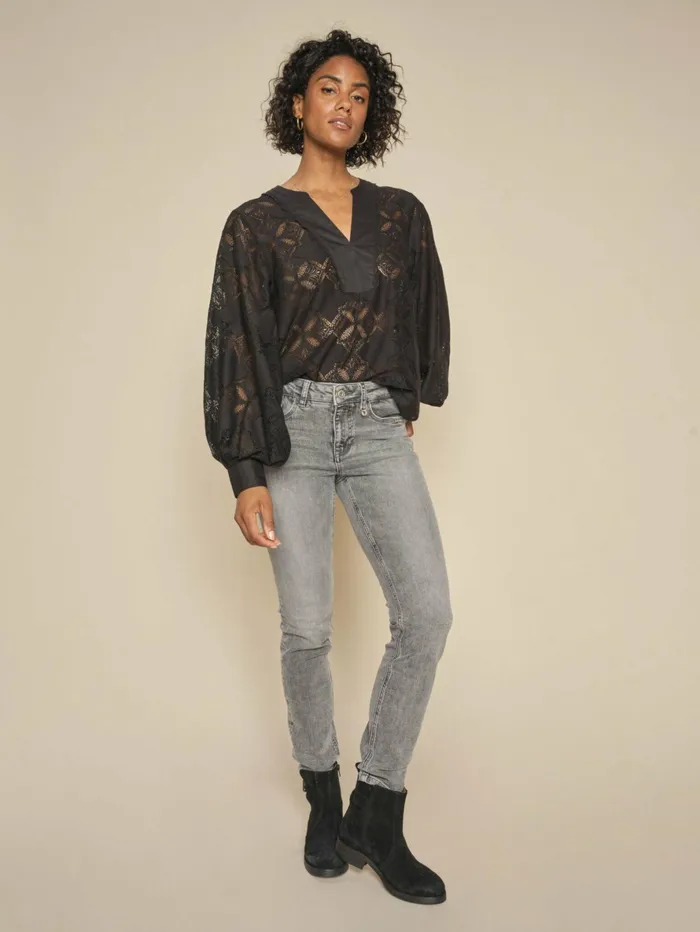 MOS MOSH Jeans Women MMVice Chic Jeans Light Grey