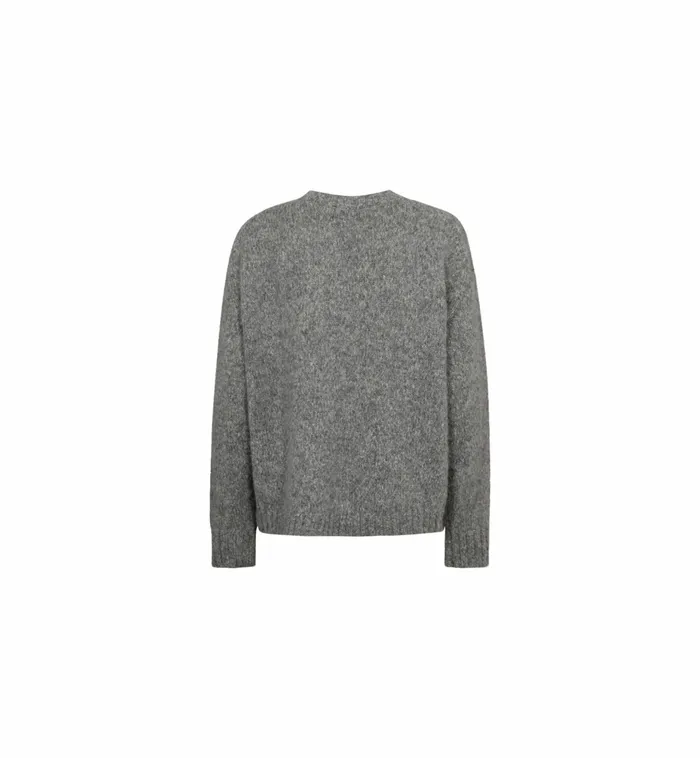 MOS MOSH Knits Women MMWelma Warm Knit Grey Melange MOS MOSH Knits Women MMWelma Warm Knit Grey Melange
