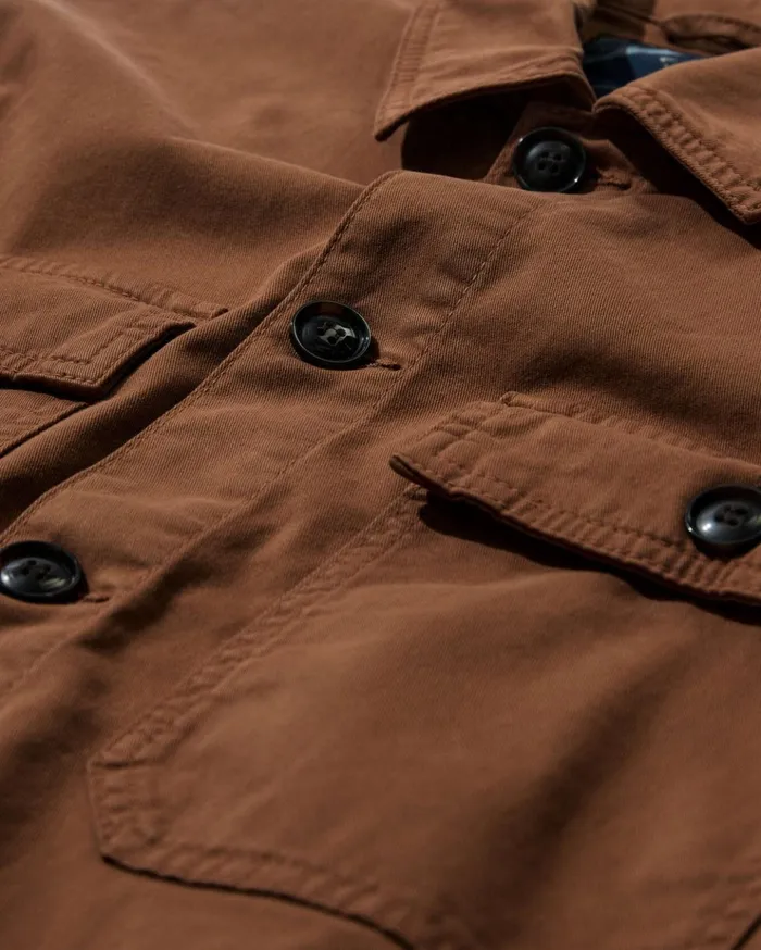 MOS MOSH Overshirts Men MMGMatteo Overshirt Burn Camel MOS MOSH Overshirts Men MMGMatteo Overshirt Burn Camel