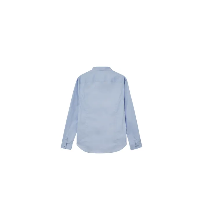 MOS MOSH Shirts Men MMGManny Stretch Shirt Light Blue MOS MOSH Shirts Men MMGManny Stretch Shirt Light Blue