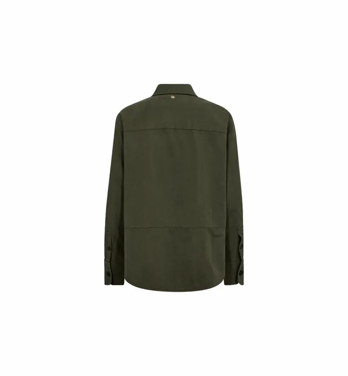 MOS MOSH Shirts Women MMLucini Yari Shirt Forest Night MOS MOSH Shirts Women MMLucini Yari Shirt Forest Night