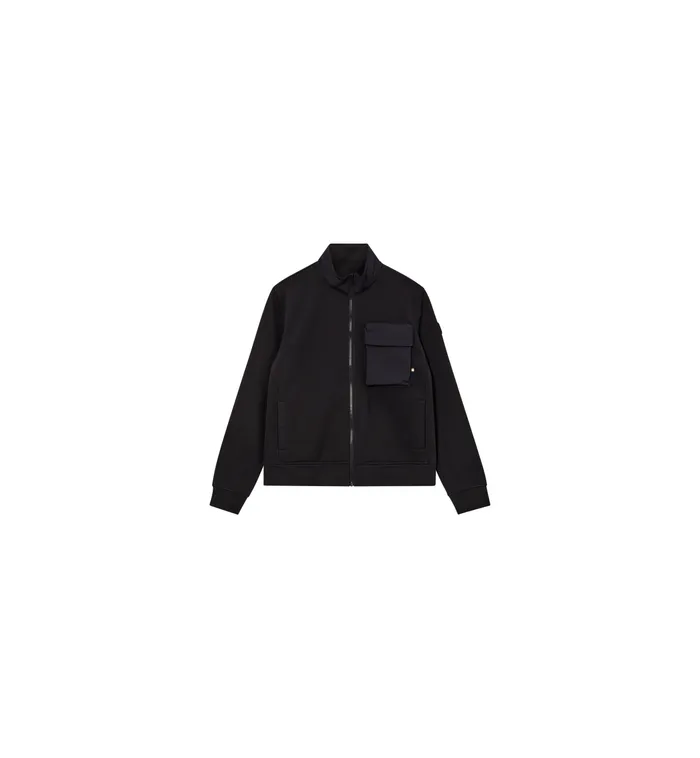 MOS MOSH Sweatshirts Men MMGComan Sweat Cardigan Black MOS MOSH Sweatshirts Men MMGComan Sweat Cardigan Black