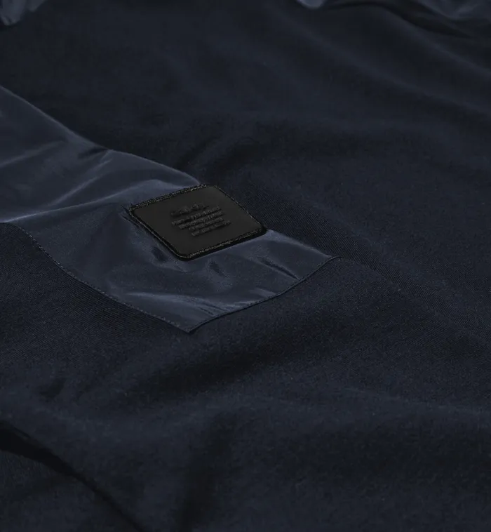 MOS MOSH Sweatshirts Men MMGJayson Zip Sweat Salute Navy