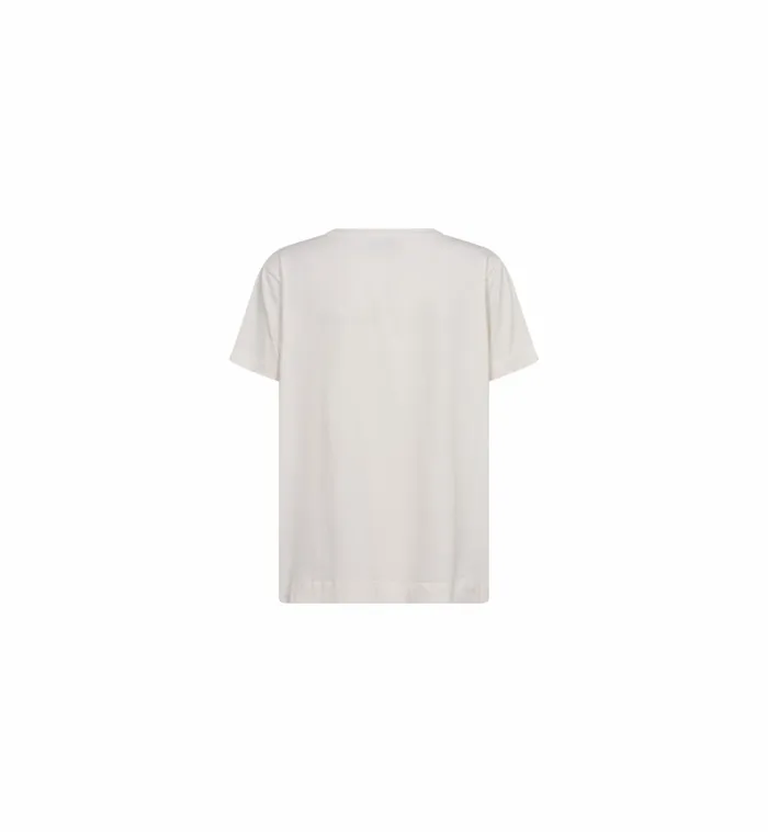 MOS MOSH Tees Women MMKarna OSS Tee Ecru MOS MOSH Tees Women MMKarna OSS Tee Ecru