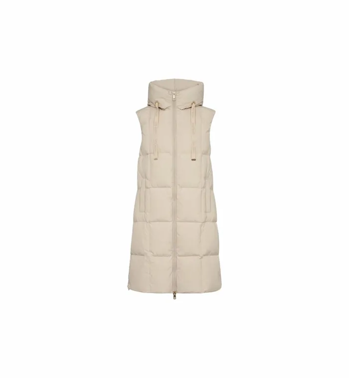 MOS MOSH Waistcoats Women MMNova Square Down Waistcoat Feather Gray MOS MOSH Waistcoats Women MMNova Square Down Waistcoat Feather Gray