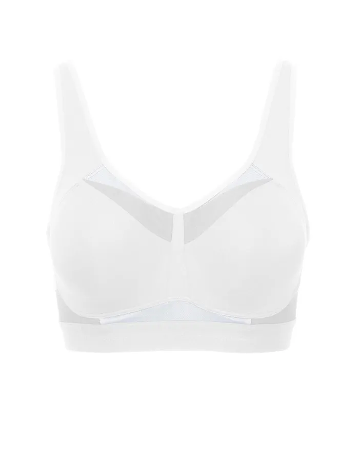 Motion Control Bra Underwire White Women Champion Sports Bras and Bralettes