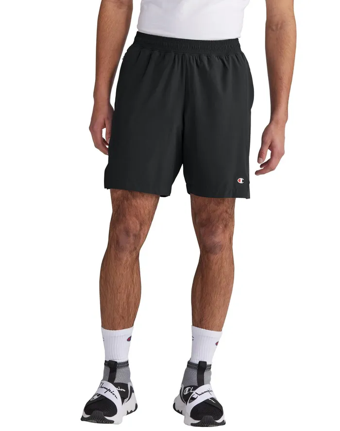 Mvp Shorts With Total Support Pouch Moisture Wicking C Logo 7034 Black Men Champion Shorts