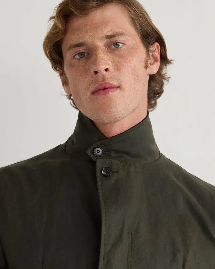 NPeal Coats and Jackets Men Breckenridge Wax Jacket Green