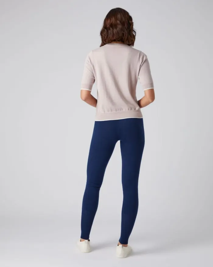 NPeal Leggings and Trousers Women Cashmere Leggings French Blue