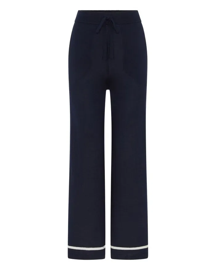 NPeal Leggings and Trousers Women Pyjama Trousers Navy Blue