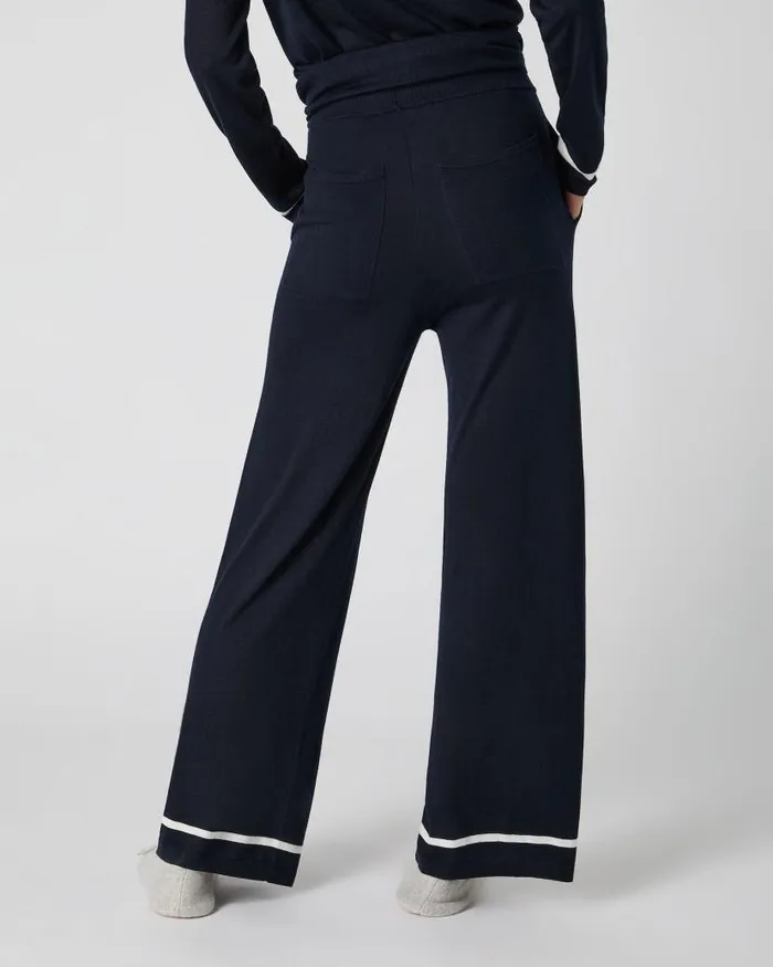 NPeal Leggings and Trousers Women Pyjama Trousers Navy Blue