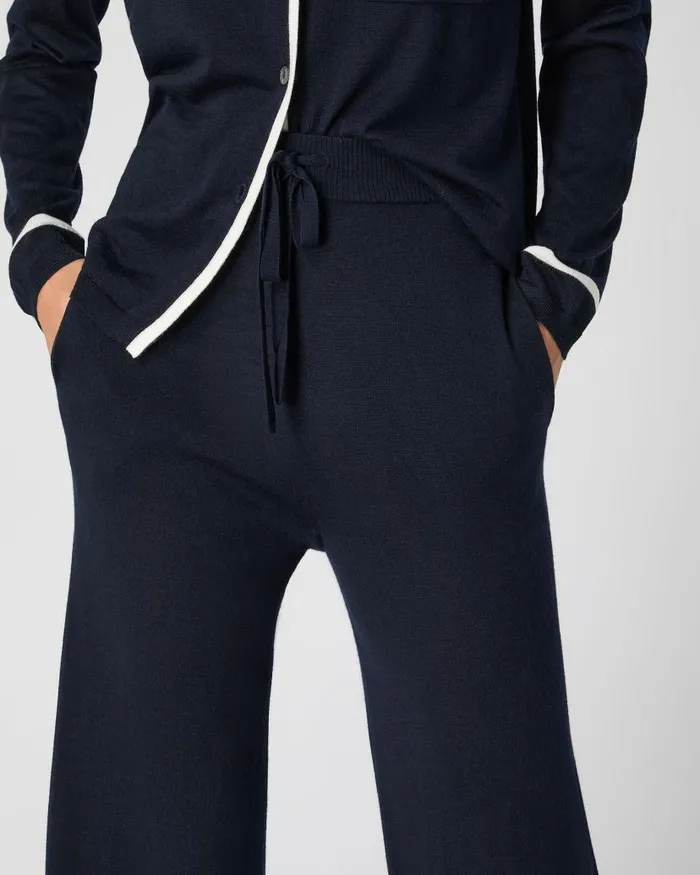 NPeal Leggings and Trousers Women Pyjama Trousers Navy Blue