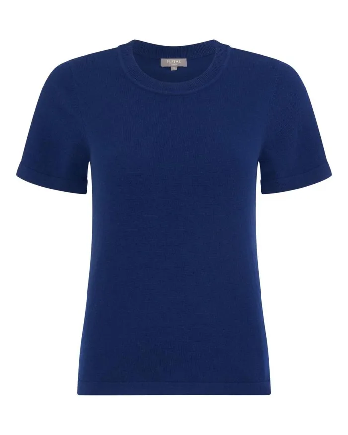 NPeal Tops and Tshirts Women Lottie Cashmere TShirt French Blue