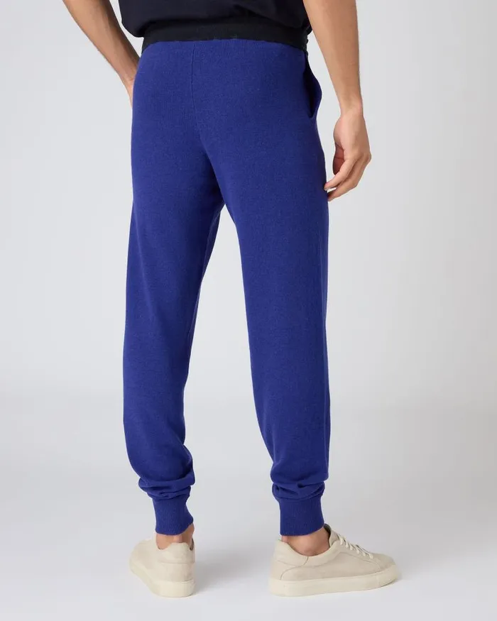 NPeal Trousers Men Brompton Cashmere Jogger Sapphire Blue