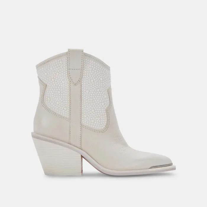 Nashe Booties Off White Pearls Women Dolce Vita Boots and Booties