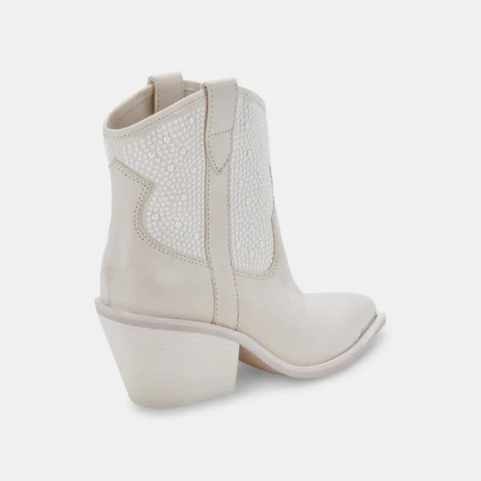 Nashe Booties Off White Pearls Women Dolce Vita Boots and Booties