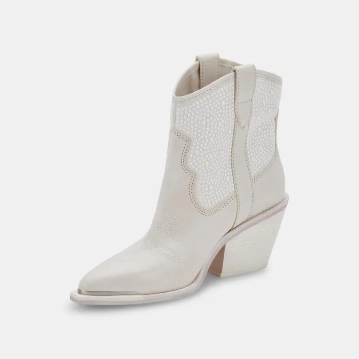 Nashe Booties Off White Pearls Women Dolce Vita Boots and Booties