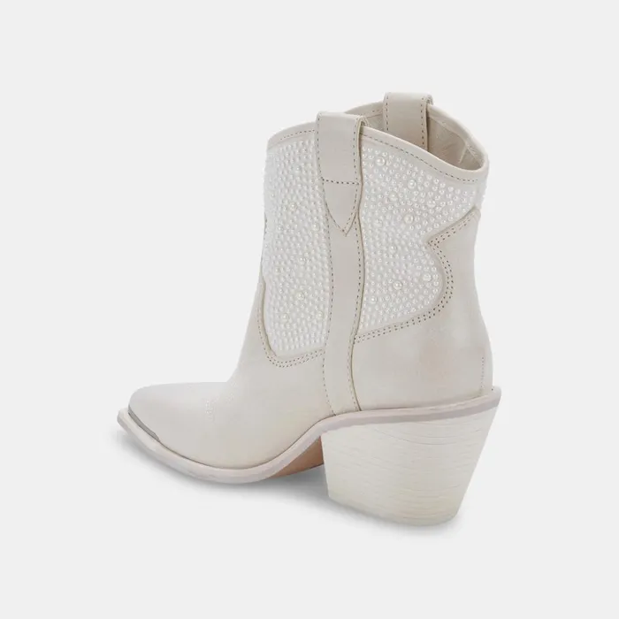 Nashe Booties Off White Pearls Women Dolce Vita Boots and Booties