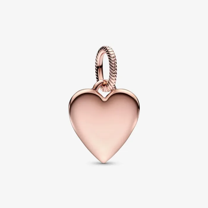 Necklace Pendants Women Pandora Engravable Heart Tag Pendant
