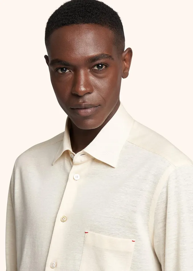 NERANO 8211 SHIRT LINEN Men Kiton Shirts NERANO 8211 SHIRT LINEN Men Kiton Shirts