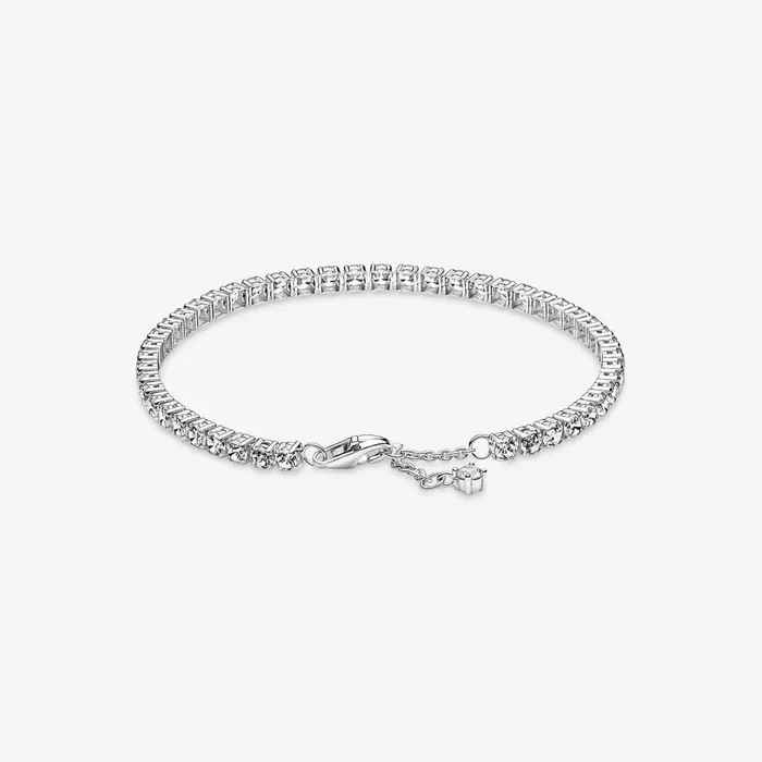 Noncharm Bracelets Women Pandora Sparkling Tennis Bracelet Sterling Silver