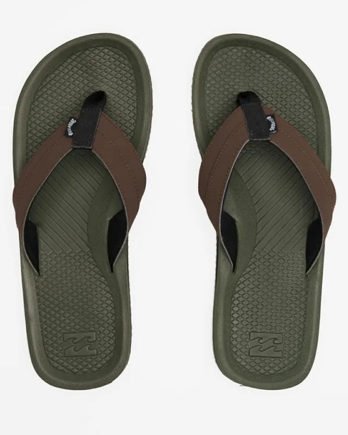 Offshore Impact Sandals Olive Men Billabong Flip Flops