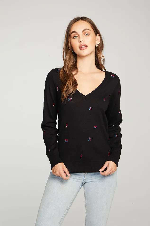 Outerwear Chaser Brand Womens Rainbow Days