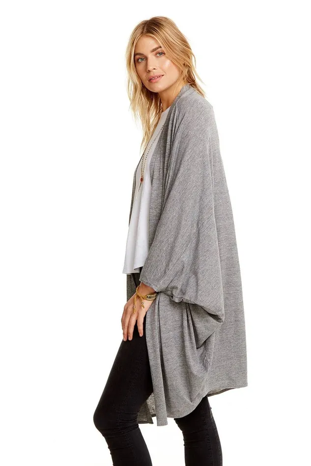 Outerwear Womens TRIBLEND JERSEY COCOON CARDIGAN Chaser Brand
