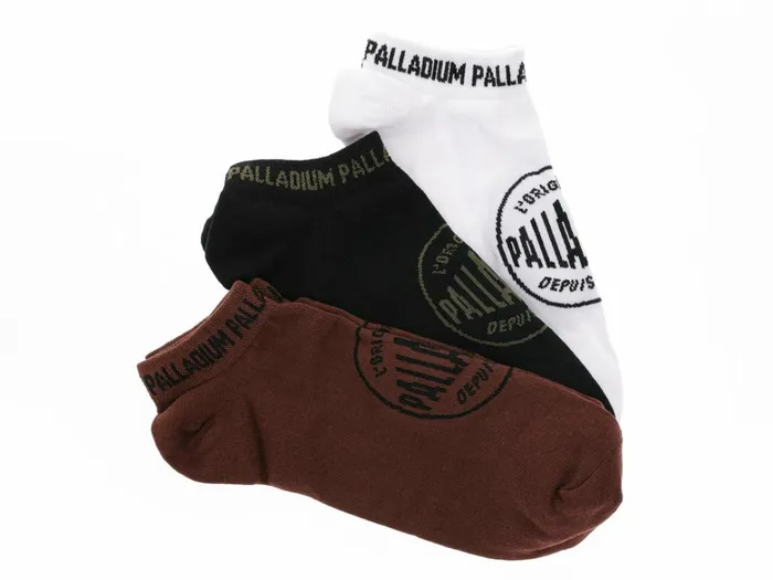 Palladium Angle Socks Pack Blackwhitemaroon Women Socks