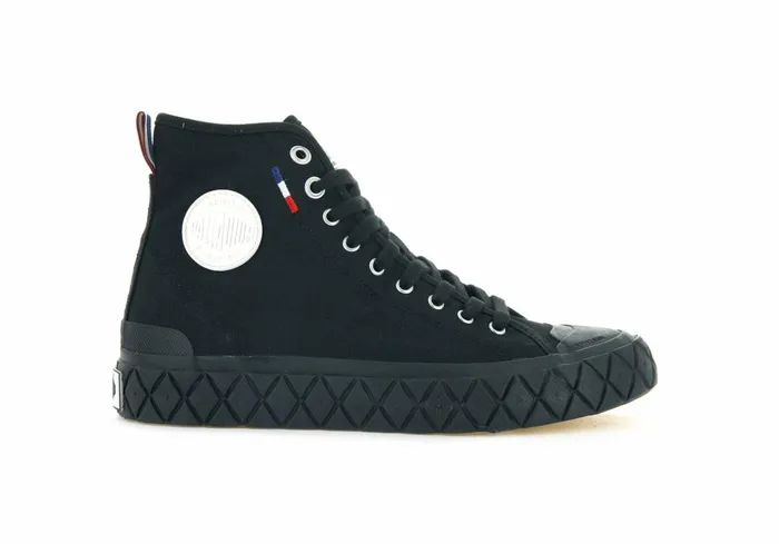 Palladium Palla Ace Canvas Mid Blackblack Kids Boots