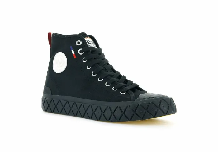 Palladium Palla Ace Canvas Mid Blackblack Kids Boots