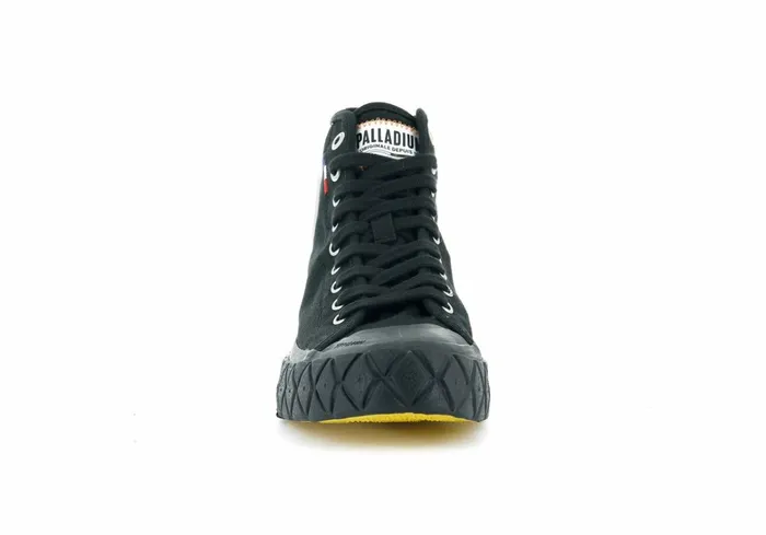Palladium Palla Ace Canvas Mid Blackblack Kids Boots