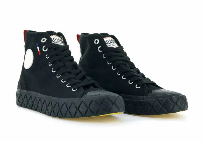 Palladium Palla Ace Canvas Mid Blackblack Kids Boots