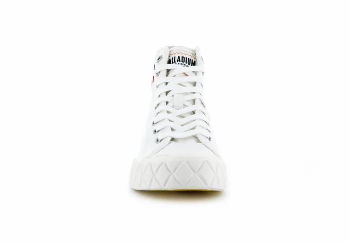 Palladium Palla Ace Canvas Mid Star White Kids Boots