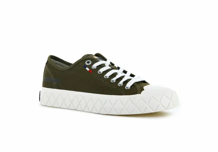 Palladium Palla Ace Canvas Olive Kids Sneakers