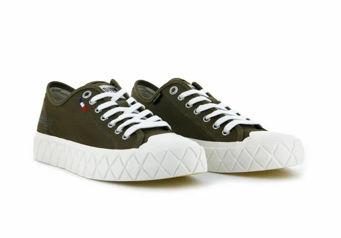 Palladium Palla Ace Canvas Olive Kids Sneakers