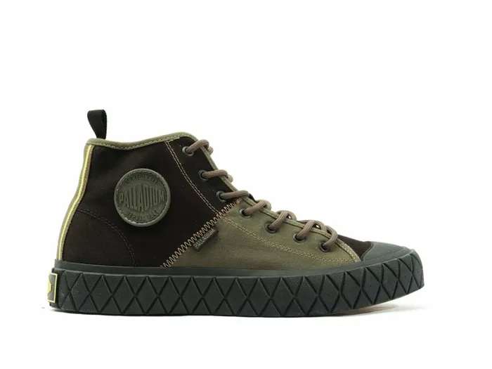 Palladium Palla Ace Mid Supply Blackolive Night Kids Sneakers