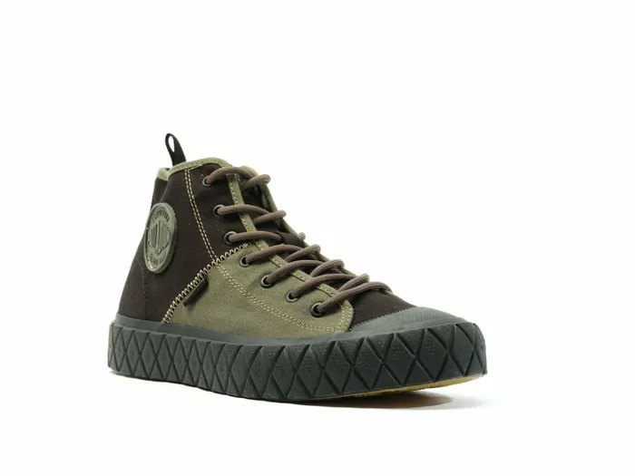Palladium Palla Ace Mid Supply Blackolive Night Kids Sneakers