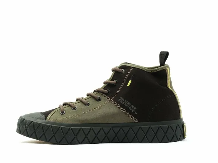 Palladium Palla Ace Mid Supply Blackolive Night Kids Sneakers