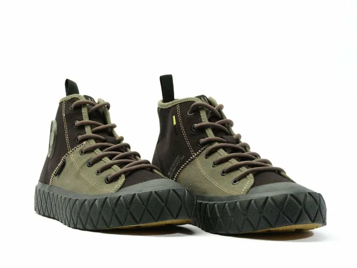 Palladium Palla Ace Mid Supply Blackolive Night Kids Sneakers