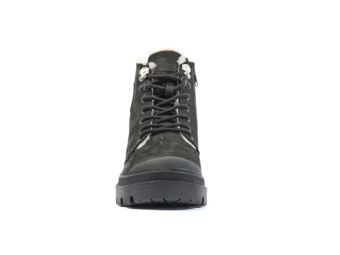 Palladium Pallabase Nubuck Zip Wl Black Women Boots